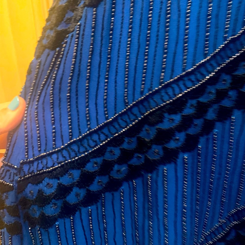 Vintage Flapper 20s Beaded Dress - Picture 4 of 5